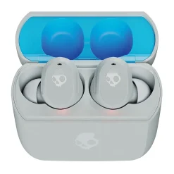 Skullcandy Mod True Wireless Earbuds with Microphone & Charging Case, Bluetooth, Light Gray (S2FYW-P751)