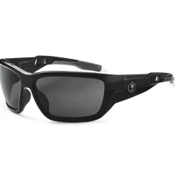 Eye Protection<Skullerz BALDR-PZ Safety Glasses, Polarized Smoke Lens, Black (57031)