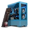 Skytech Gaming Skytech Azure 2 Gaming Desktop, Intel i5-12400F, 16GB RAM, 500GB SSD, Intel Arc A750 Graphics, Blue* Gaming Desktops
