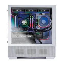 Skytech Gaming Skytech Azure 2 Gaming Desktop, AMD Ryzen 7-5700, 16GB RAM, 1TB SSD, NVIDIA RTX3050 Graphics, White* Gaming Desktops