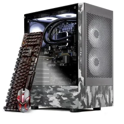 Skytech Gaming Skytech Ghost Gaming Desktop, Intel Core i5-13400F, 16GB RAM, 1TB SSD, NVIDIA GeForce RTX 4060Ti, Windows 11, Black Camo* Gaming Desktops
