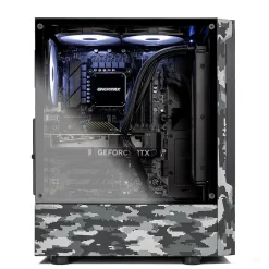 Skytech Gaming Skytech Ghost Gaming Desktop, Intel Core i5-13400F, 16GB RAM, 1TB SSD, NVIDIA GeForce RTX 4060Ti, Windows 11, Black Camo* Gaming Desktops