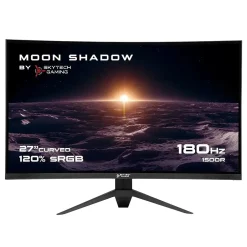 Skytech Gaming Skytech Moon Shadow 27" Curved 2K 180 Hz Gaming Monitor, Black (MT-MOONSHADOW-0001-B-SK)* Gaming Monitors
