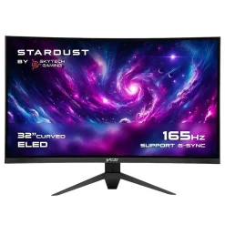 Skytech Gaming Skytech Stardust 32" Curved 2K 165 Hz LED Gaming Monitor, Black (MTSTARDUST0002B)* Gaming Monitors