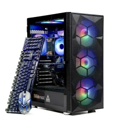 Skytech Gaming Skytech Storm Gaming Desktop, AMD Ryzen 5 5600G, 16GB RAM, 1TB SSD, Intel Arc A380 Graphics, Black* Gaming Desktops