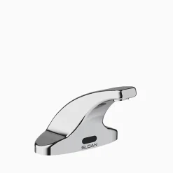 Faucets<Sloan Hardwired-Powered Touchless Deck-Mounted Mid Integrated Base Body Faucet Polished Chrome (3362116)