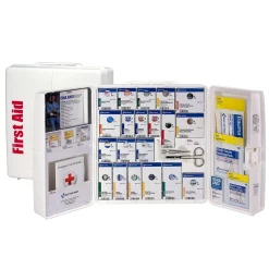 First Aid Kits<SmartCompliance Plastic First Aid Cabinet, ANSI Class A, 50 People, 242 Pieces (90608)