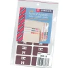 Smead AlphaZ ACCS Color-Coded Alphabetic Labels, H, Dark Brown, 100/Pk (67178) Best