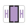 Smead BCCR Color Coded Alphabetic Labels, H, Lavender, 500/Roll (67078) Discount