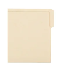 Smead End Tab File Folder, Shelf-Master Reinforced 1/3-Cut Tab, Letter Size, Manila, 100/Box (24134) Clearance