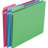 Smead FasTab 10% Recycled Hanging File Folder, 3-Tab, Letter Size, Assorted Colors, 18/Box (64031) Best