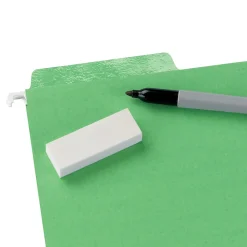 Smead FasTab 10% Recycled Hanging File Folder, 3-Tab, Letter Size, Assorted Colors, 18/Box (64031) Best