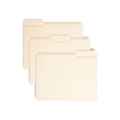Smead File Folder, 1/3-Cut Tab, Letter Size, Manila, 100/Bx (10338) Outlet