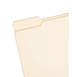 Smead File Folder, 1/3-Cut Tab, Letter Size, Manila, 100/Bx (10338) Outlet