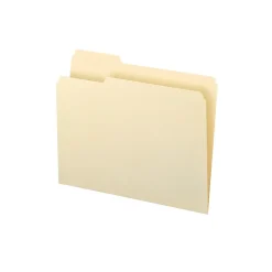 Smead File Folder, Letter, 1/3-Cut Tab Right Position, Letter Size, Manila, 100/Box (10333)