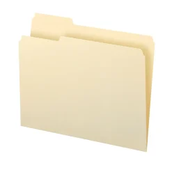Smead File Folder, Letter, 1/3-Cut Tab Right Position, Letter Size, Manila, 100/Box (10333)
