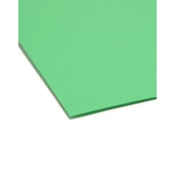 Smead File Folder, Reinforced Straight-Cut Tab, Legal Size, , 100/Box (17110) Green Discount