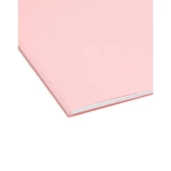 Smead File Folder, Reinforced 1/3-Cut Tab, Legal Size, , 100/Box (17634) Pink Sale