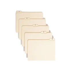 Smead File Folders, A-Z Index, Reinforced 1/5-Cut Tab, Letter Size, Manila, 25/Set (11777) Sale
