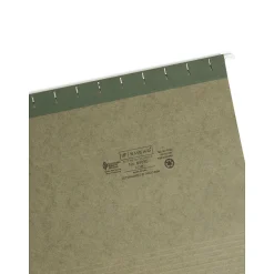 Smead Hanging File Folders, 1/3-Cut Tab, Letter Size, Standard , 25/Box (64035) Green Online