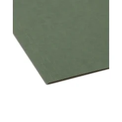 Smead Hanging File Folders, 1/3-Cut Tab, Letter Size, Standard , 25/Box (64035) Green Online