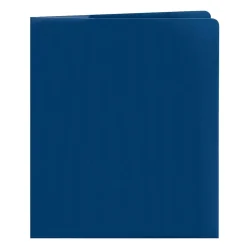 Smead Lockit 2-Pocket Presentation Folders, Dark Blue, 25/Box (87982) Best