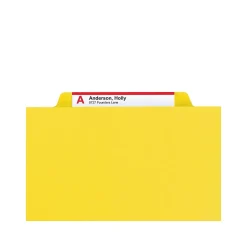 Smead Pressboard File Folders, 1/3-Cut Tab, 1