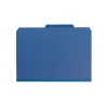 Smead Pressboard File Folder, 1/3-Cut Tab, 1" Expansion, Letter Size, Dark Blue, 25/Box (21541)
