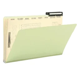 Smead Pressboard Mortgage File Folder, 2/5-Cut Right Position Flat Metal Tab, 14-3/4"W x 10"H, Guide Height, 10/Box (78208) Hot
