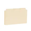 Best ® Recycled Self-Tab Card Guides, Blank, 3" x 5",Manila, 100/Box (55030) Index Cards