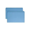 Smead Reinforced File Folder, Straight Cut, Legal Size, Blue, 100/Box (17010) Sale