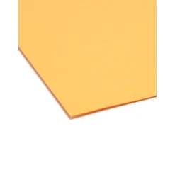 Smead Reinforced File Folder, 3 Tab, Letter Size, , 100/Box (12234) Goldenrod Best