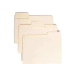 Smead SuperTab File Folder, 1/3-Cut Tab, Letter, Manila, 24/Pack (11920) Online