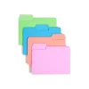 Smead SuperTab File Folders, 1-Tab, Letter Size, Assorted, 24/Pack (11957) Outlet