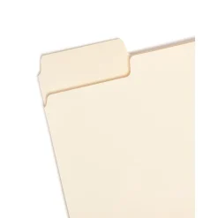 Smead SuperTab File Folder, 3 Tab, Letter Size, Manila, 24/Pack (10380) Outlet