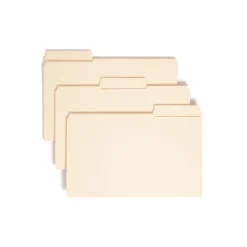 Smead SuperTab Reinforced File Folder, 3 Tab, Legal Size, Manila, 100/Box (15395) Sale