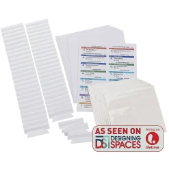 Smead Viewables Premium 3D Hanging Folder Tabs & Labels, White, Bulk Pack (64910) Outlet