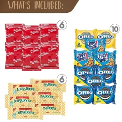 Cookies<Snack Box Pros Cookie Lover's Snack Box, 40 Packs/Box (700-00162)