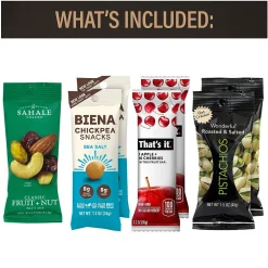 Variety Snack Packs<Snack Box Pros Vegan Snack Box, 15/Box (700-S0126)