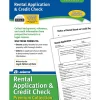 New Carbonless Rental / Credit Applications, 8.5'' x 11'', 4 Sets/Book (LF213P) Business Forms