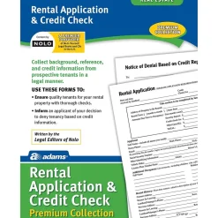 New Carbonless Rental / Credit Applications, 8.5'' x 11'', 4 Sets/Book (LF213P) Business Forms