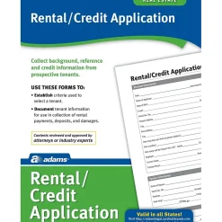 New Carbonless Rental / Credit Applications, 8.5'' x 11'', 4 Sets/Book (LF213P) Business Forms