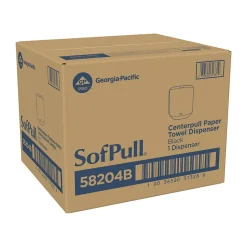 SofPull Centerpull Paper Towel Dispenser, Black (58204B)