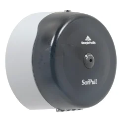 SofPull Georgia-Pacific High-Capacity Center Pull Bathroom Dispenser, Translucent Smoke (56501)
