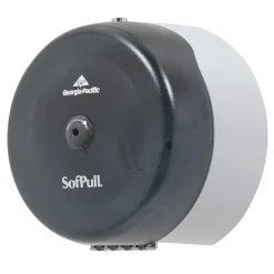 SofPull Georgia-Pacific High-Capacity Center Pull Bathroom Dispenser, Translucent Smoke (56501)