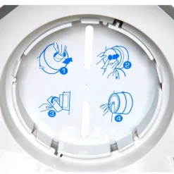 SofPull Georgia-Pacific High-Capacity Center Pull Bathroom Dispenser, Translucent Smoke (56501)