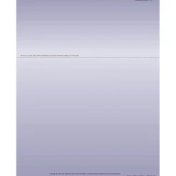 Outlet Solid Color Laser Statements, Style A, with Credit Card Information, Purple Business Forms