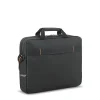 Solo New York Ace Slim 15.6" Laptop Briefcase, Black/Orange Polyester (UBN101-4)