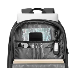 Backpacks<Solo New York Bleecker Laptop Backpack with Wheels, Medium, Black (UBN786-4)