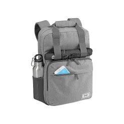Backpacks<Solo New York Claim 15.6" Laptop Backpack, Heathered Gray Polyester (UBN760-10)